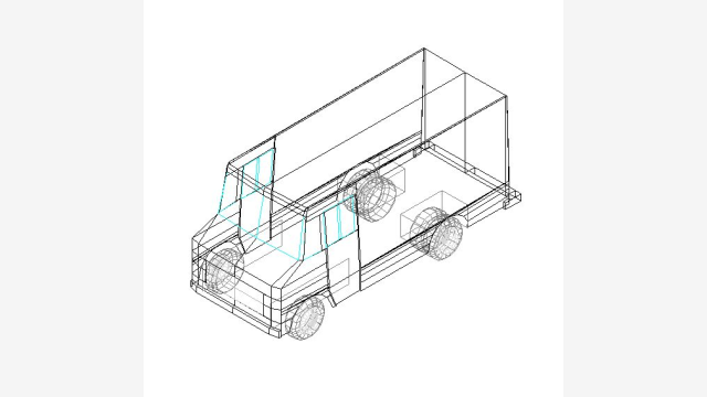 Bloco 3D DWG 02zvan02 — Elemento arquitetônico detalhado