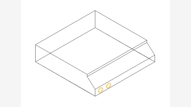 Coifa 3D em DWG para projetos e detalhamento