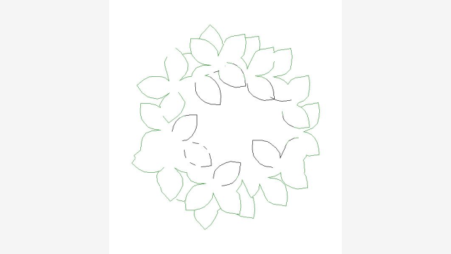 Bloco DWG Vegetação VE 6 Arbustos e Folhagens 2D 3D
