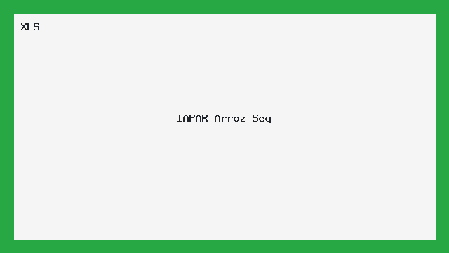 Modelo IAPAR Arroz Seq — Planilha XLS prática