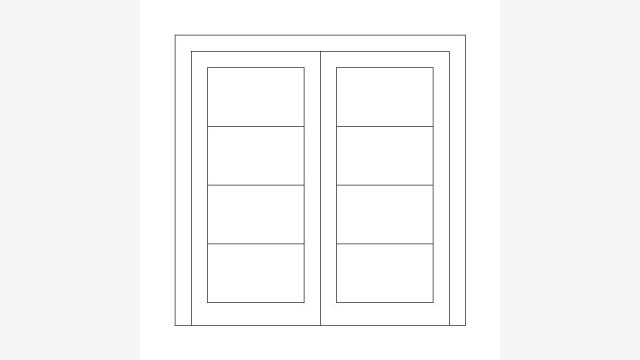 Desenho DWG Janelas Ja93 – Bloco CAD de Abertura Precisa