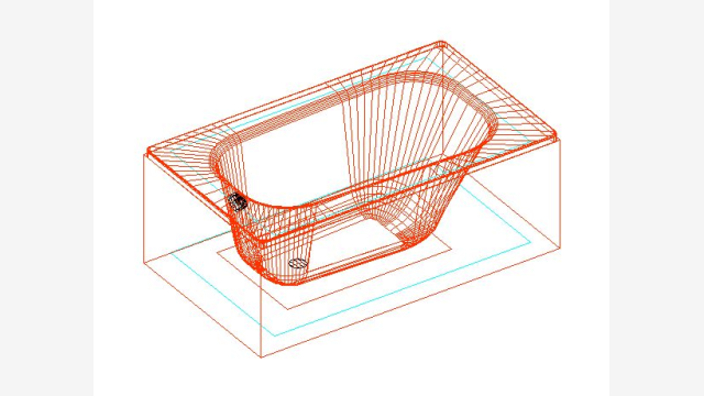 Banheira 3D DWG Banera 002 - Modelo Detalhado 144KB