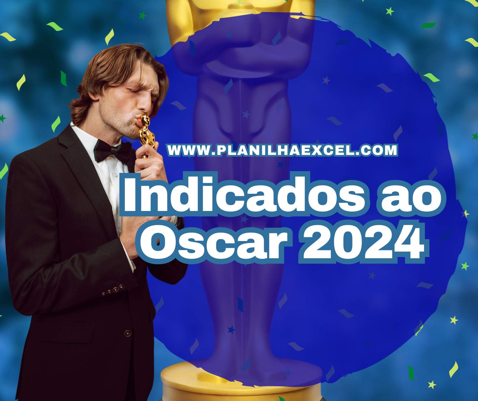 Indicados ao Oscar 2024 Planilha Excel